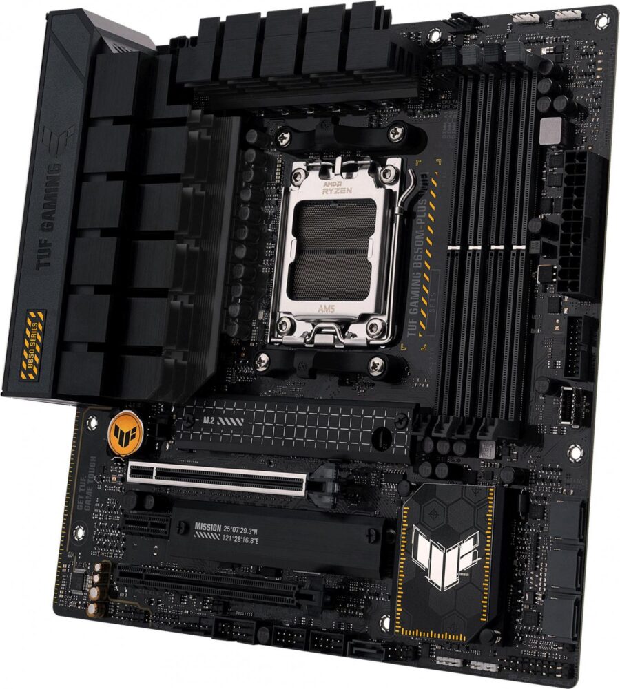 Материнская плата Asus TUF GAMING B650M-PLUS WIFI SocketAM5 AMD B650 4xDDR5 mATX AC`97 8ch(7.1) 2.5Gg RAID+HDMI+DP — изображение 4