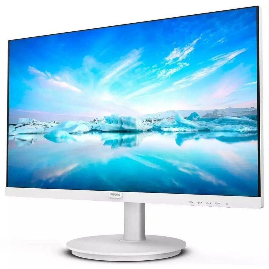Монитор 27" PHILIPS 271V8AW (00/01) White (IPS, 1920x1080, D-Sub+HDMI, 4 ms, 178°/178°, 250 cd/m, 1000:1, 75Hz, MM) — изображение 2