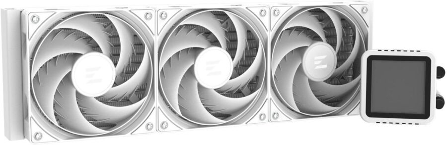 Система водяного охлаждения Zalman Alpha2 A36 DS ARGB Soc-AM5/AM4/1151/1200/2066/2011/1700 белый 4-pin 29.7dB CU LCD 350W Ret (ALPHA2 A36 DS WHITE) — изображение 2
