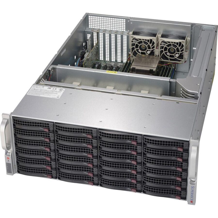 Корпус SuperMicro  CSE-846BE1C-R1K23B 4U, SC846B w/ SAS3 Single Expander, 2x 1200W, Black (279111) — изображение 2