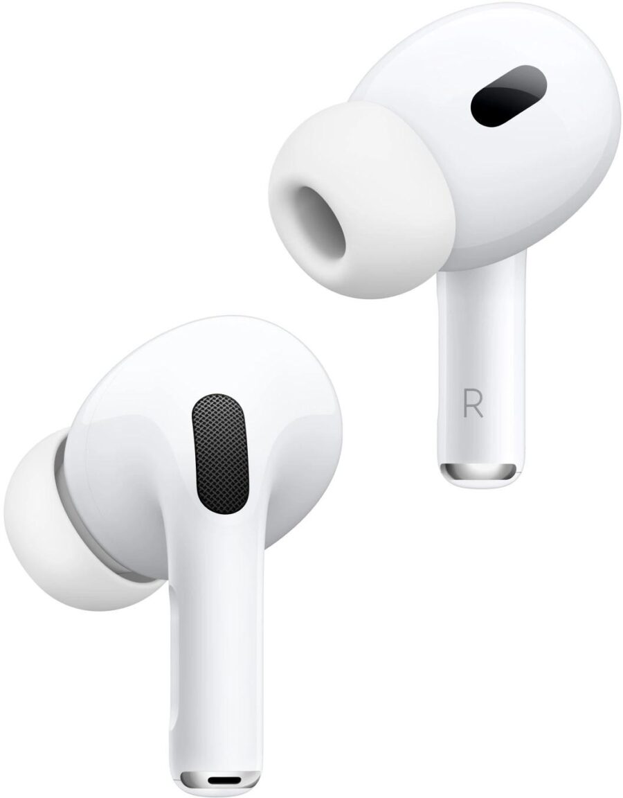 Гарнитура внутриканальные Apple AirPods Pro 2 2023 USB-C A3047/A3048/A2968 белый беспроводные bluetooth в ушной раковине (MTJV3LL/A) — изображение 2