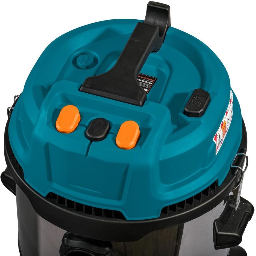 Строительный пылесос Bort BSS-2460-Storm 2400Вт (уборка: сухая/влажная) синий — изображение 4