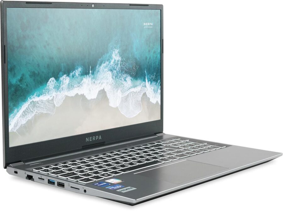 Ноутбук/ Nerpa Caspica A752-15 15.6"(1920x1080 (матовый) IPS)/AMD Ryzen 7 5825U(2Ghz)/16384Mb/256PCISSDGb/noDVD/Int:AMD Radeon/BT/WiFi/49WHr/war 1y/1.65kg/Titanium Gray/Titanium Black (D)/Win10Pro