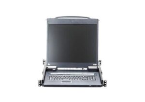 Купить 16-портовый IP KVM-переключатель с ЖК-дисплеем Slideaway/ATEN/ SINGLE RAIL 16P PS/2-USB LCDKVMP 17INCH WIH IP - 4D-12913931 из реестра по лучшей цене