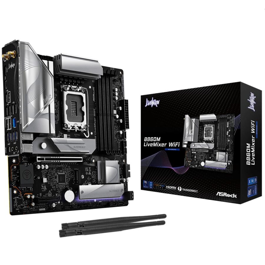 Материнская плата ASRock B860M LIVEMIXER WIFI,