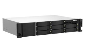Купить Система хранения данных QNAP SMB 2U/8bay QC 2,2GhzCPU/4Gb(upto64Gb)/upto 20HDD with TL-R1200S-RP /SATA(3,5'' 2,5")/ 4xUSB3.2/2xExp.slot/2x2,5Gb/iSCSI/1xPS/no rail(RAIL-B02)/3YW TS-873AeU-4G-EU-RU - 4D-13762129 из реестра по лучшей цене