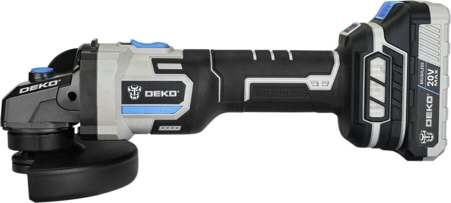 Углошлифовальная машина Deko DKAG20 9000об/мин рез.шпин.:M14 d=125мм (063-4027) — изображение 2