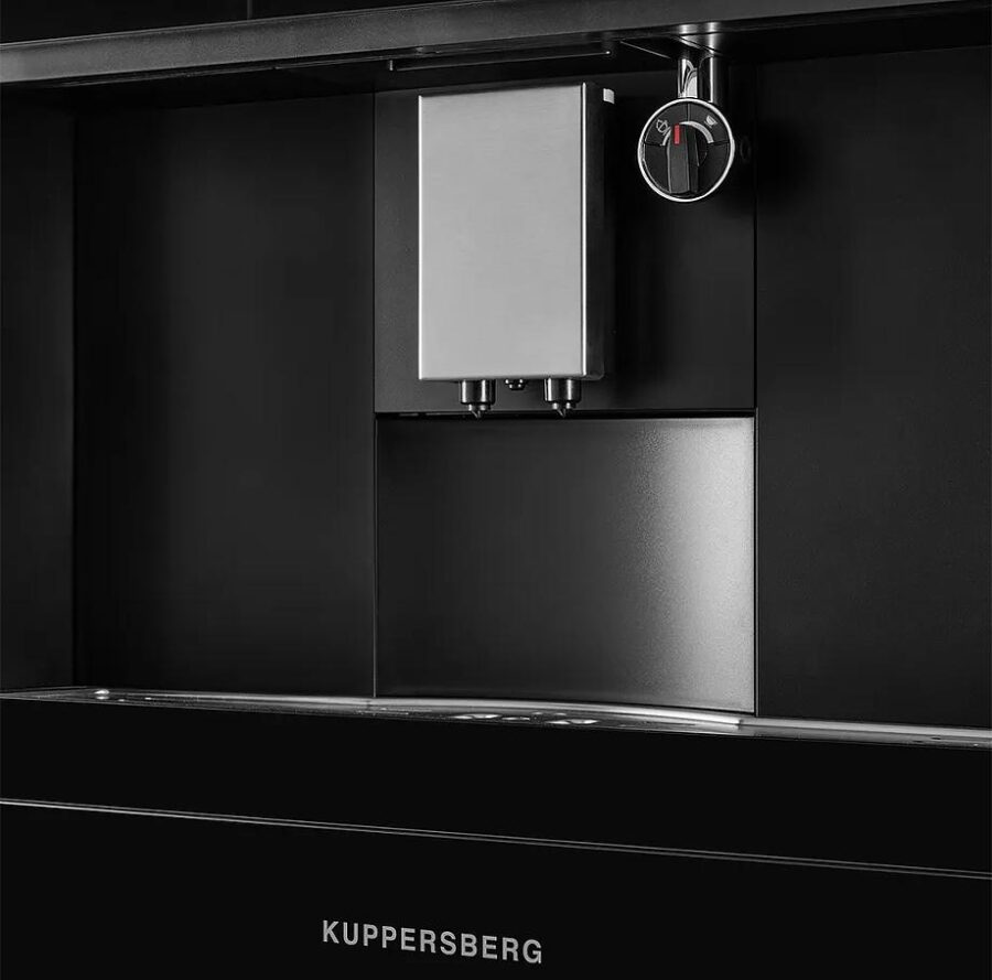 Автоматическая кофемашина Kuppersberg/ Автоматическая кофемашина, коллекция High-Tech,управление сенсорное,максимальное давление 20 бар,емкость для воды 1.8л, есть капучинатор,приготовление кофе автоматическое, материал панели стекло,цвет черный — изображение 4