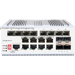 Купить Коммутатор/ Managed L2 Industrial Fast Ring Switch 8x1000Base-T, 12x1000Base-X SFP, Surge 4KV, -40 to 75°C - 4D-13354289 из реестра по лучшей цене