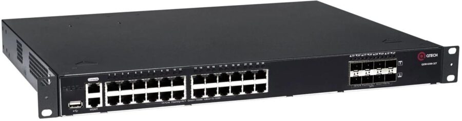 Коммутатор QTech QSW-6300-32T (L3) 24x1Гбит/с 8SFP+ управляемый — изображение 2