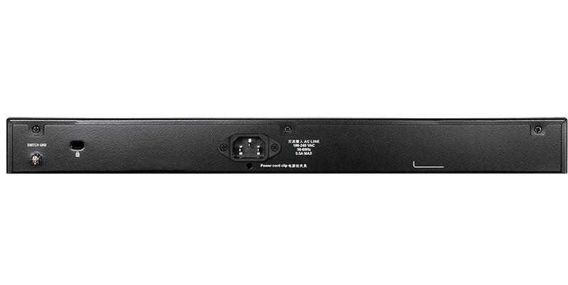 Коммутатор D-Link PROJ Настраиваемый L2+ стекируемый PoE-коммутатор, 48x1000Base-T PoE, 4x10GBase-X SFP+, PoE-бюджет 370 Вт (740 Вт с DPS-700), CLI, консольный порт RJ-45, RPS — изображение 3