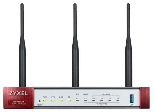 Межсетевой экран Zyxel USG FLEX 100W с подписками на 1 год (AS,AV,CF,IDP, SecuReporter), 2xWAN GE (1xRJ-45 и 1xSFP), 1xOPT GE (LAN/WAN), 3xLAN/DMZ GE, 802.11a/b/g/n/ac (2,4 и 5 ГГц), 1xUSB3.0, AP Cont — изображение 2