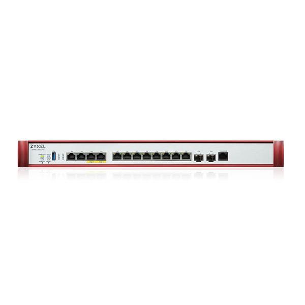 Межсетевой экран Межсетевой экран Zyxel USG FLEX 700H, Rack, 2xSFP+ (LAN/WAN), 2xRJ-45: 1/2.5/5/10G PoE+ (LAN/WAN), 2xRJ-45: 1/2.5G (LAN/WAN), 8xRJ-45: 1G (LAN/WAN), 1xUSB3.0 ** — изображение 2