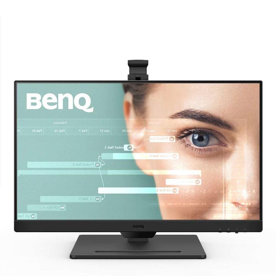 Мониторы/ Benq GW2490T 23.8'', 1920x1080, IPS,  100Hz, 20M:1, 250cd, 5ms, 2*HDMI, DP, Speakers, Height adj 140, Pivot, Flicker-free;Low Blue Light, 3Y, Black — изображение 3