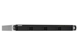 Купить Система хранения данных QNAP SMB 1U/4bay QC 1,7GhzCPU/2Gb(upto16Gb)/upto 16HDD with TL-R1200S-RP/SATA(3,5" 2,5")/ 4xUSB3.2/1xEXP.slot/2x2,5GbE 2x10GbE(SFP+)/iSCSI/1xPS/no rail(RAIL-B02)/3YW TS-432PXU-2G-EU-RU - 4D-13762127 из реестра по лучшей цене