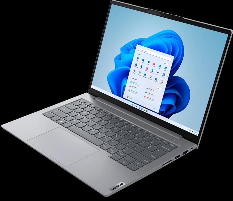 Ноутбук/ Lenovo ThinkBook 14 G6 IRL 14" WUXGA IPS  Core i7-13700H 8GB 512GB SSD Intel Graphics FP Backlit Keys NO_OS 1Y( EN_kbd , 3pin cable) — изображение 3