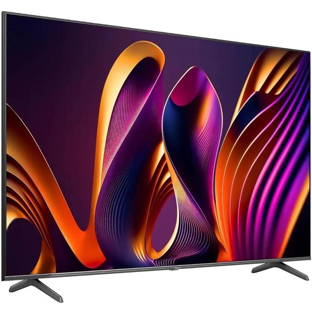 Телевизор ЖК 65'' Hisense/ 65", QLED, Ultra HD, Smart TV (ОС VIDAA U5), Wi-Fi, PCI 2000, DVB-T2/T/C/S2/S, 2х10W, CI+(1.4), 3хHDMI, 2хUSB, Works with Alexa, Alexa Built-in, VIDAA Voice, Yandex, Black — изображение 3