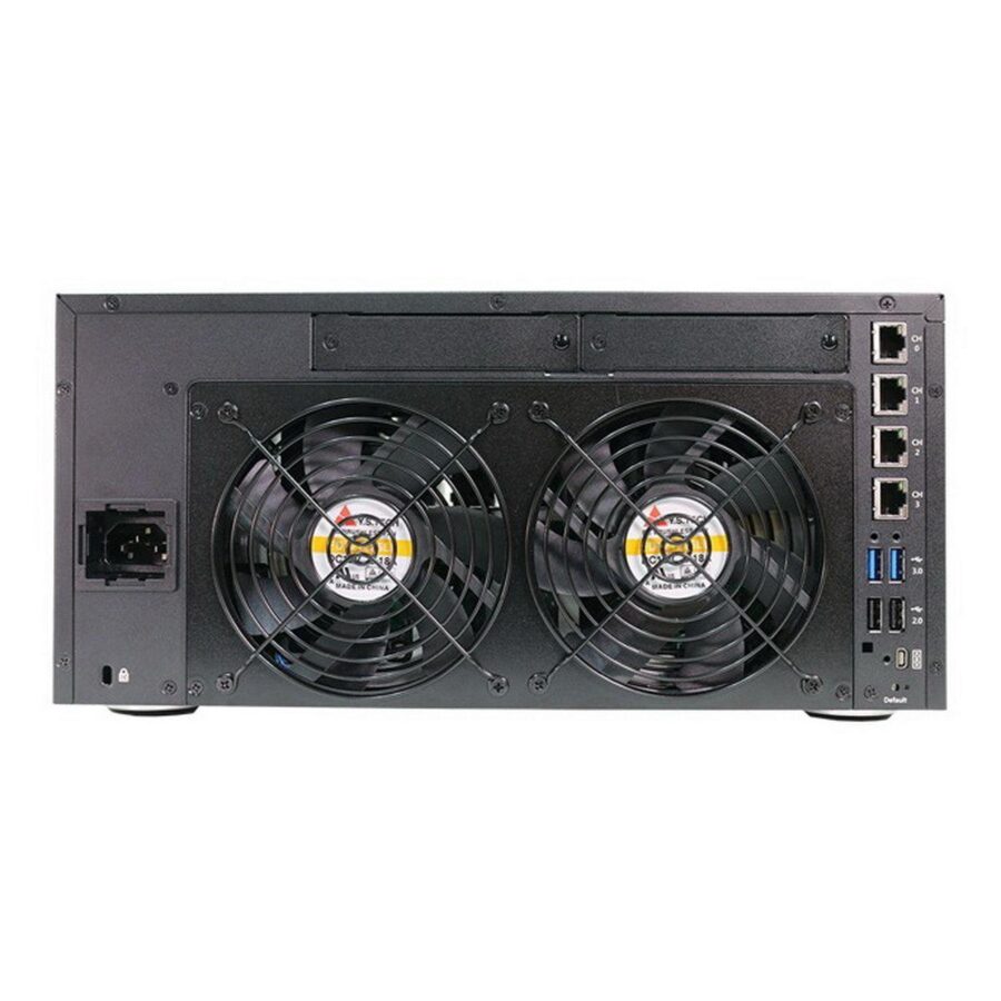 Сетевой накопитель Infortrend GSe Pro 108-C 8bay, supports NAS, SAN, object protocol and Cloud gateway, including Intel Atom 2.4GHz 4C CPU, 1x4GB non-ECC, 4x1GbE(RJ45), 2x USB 2.0, 2x USB 3.0, 1x Host Board slot, 1xPSU and 8 drive trays — изображение 4