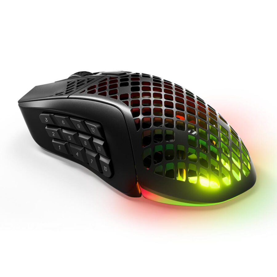 Мышь SteelSeries Aerox 9 Wireless Ultra-Lightweight MMO/MOBA Mouse — изображение 2
