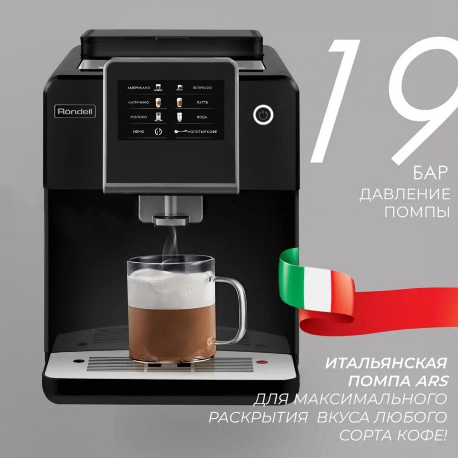 Кофемашина Rondell RDE-1110 1500Вт черный — изображение 4