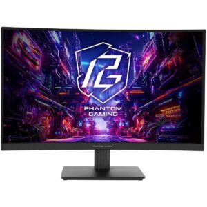 Купить Монитор 27" ASRock Phantom Gaming PG27QRT1B Black (VA, 2560x1440, 2xHDMI+DP, 1 ms, 178°/178°, 300 cd/m, 180Hz, HDR400) - 4D-15119712 из реестра по лучшей цене