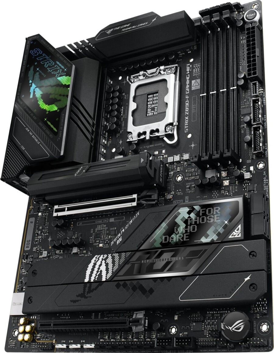 Материнская плата Asus ROG STRIX Z890-F GAMING WIFI Soc-1851 Intel Z890 4xDDR5 ATX AC`97 8ch(7.1) 2.5Gg RAID+HDMI+DP — изображение 2