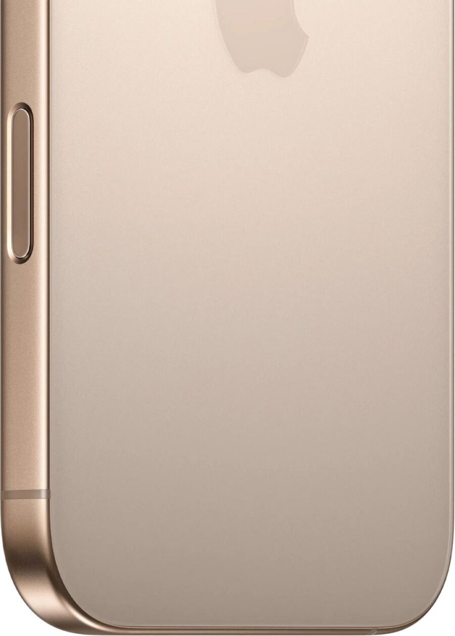 Смартфон Apple A3292 iPhone 16 Pro 512Gb бежевый титан моноблок 3G 4G 1Sim 6.3" 1206x2622 iOS 18 48Mpix 802.11 a/b/g/n/ac/ax/be NFC GPS Protect — изображение 3