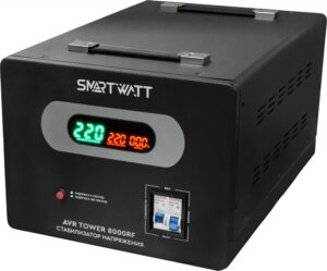 Купить Стабилизатор напряжения Smartwatt AVR Tower 8000RF 8000ВА черный - 4D-14383838 из реестра по лучшей цене