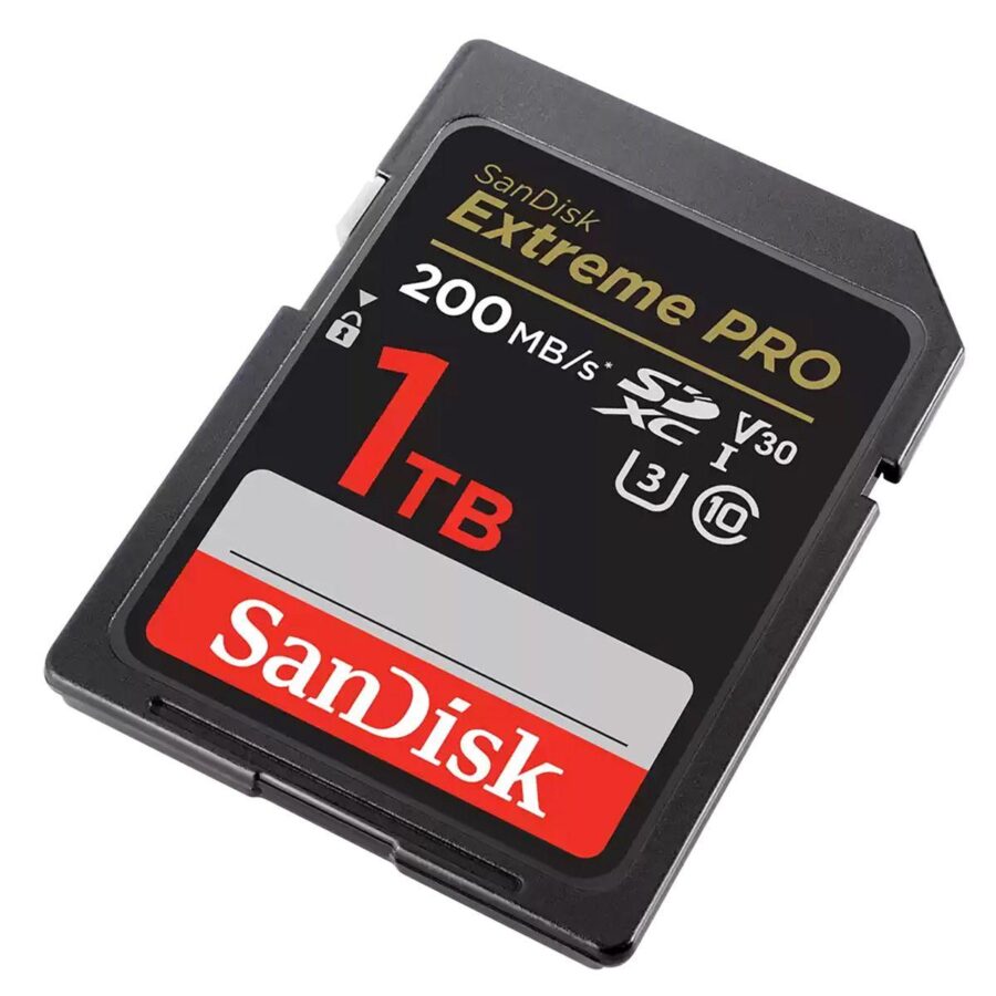Карта памяти SanDisk Extreme Pro SD UHS I 1TB Card for 4K Video for DSLR and Mirrorless Cameras 200MB/s Read & 140MB/s Write — изображение 3