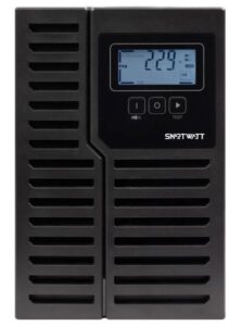 Купить Источник бесперебойного питания SMARTWATT ИБП Онлайн, мощность 1000/900 ВА/Вт, напольный, LCD дисплей, управляемые розетки, IEC13 - 4 шт. - 4D-15454956 из реестра по лучшей цене