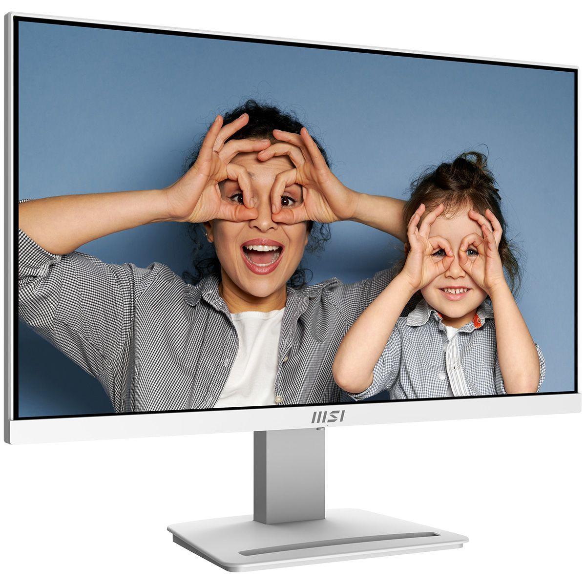 Монитор 24.5" MSI PRO MP253W White (IPS, 1920x1080, D-Sub+HDMI+DP, 4 ms, 178°/178°, 250 cd/m, 1000:1 (100M:1), 100Hz, MM) — изображение 3