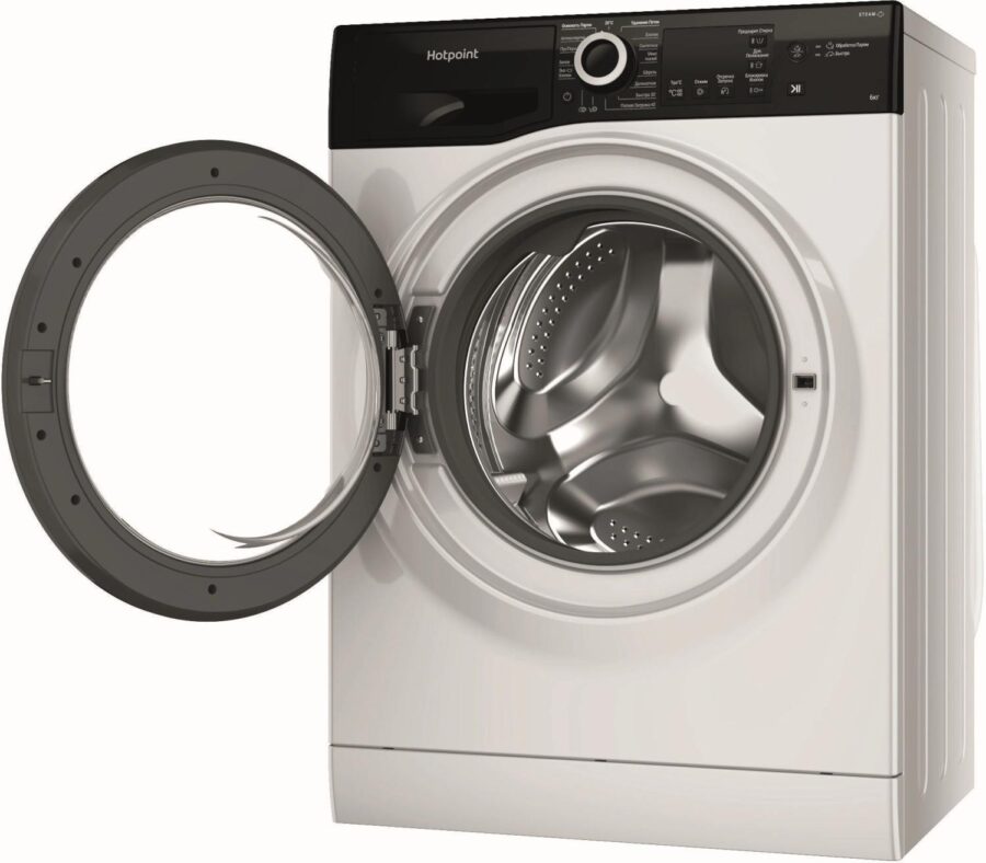 Стиральная машина Hotpoint NSB 6015 ZK V RU класс: A загр.фронтальная макс.:6кг белый — изображение 4
