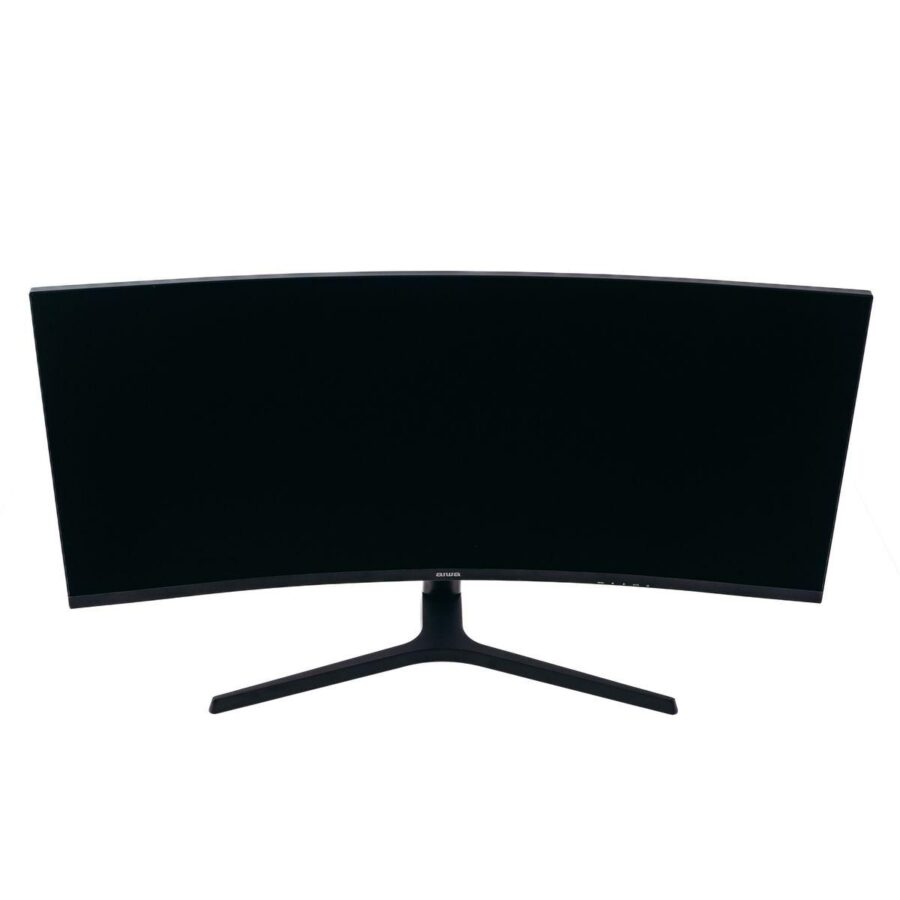 Монитор Aiwa 34" MP340G-Y Black (VA, 3440x1440, 2xHDMI+2xDP, 1 ms, 178°/178°, 300 cd/m, 4000:1, 165Hz, MM, Curved, внешн. БП) — изображение 3