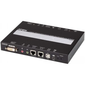 Купить Удлинитель, KVM+DVI, управление по IP, Rackmount/Desktop, 10/100 Base-T, с KVM-шнурами PS2 1х1.2м.;USB 1x1.2м., TCP/IP, (Virtual Media;WIN98SE/ME/2000/XP/FREE-BSD/LINUX 7.0 или выше;1600x1200 60Hz;)/ 1-Local/Remote Share Access Single Port DVI KVM over IP - 4D-13231406 из реестра по лучшей цене