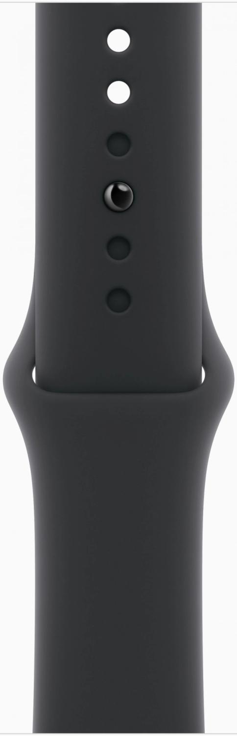 Смарт-часы Apple Watch Series 10 A2986 42мм OLED корп.черный Sport Band рем.черный разм.брасл.:130-180мм (MWWE3LW/A) — изображение 3