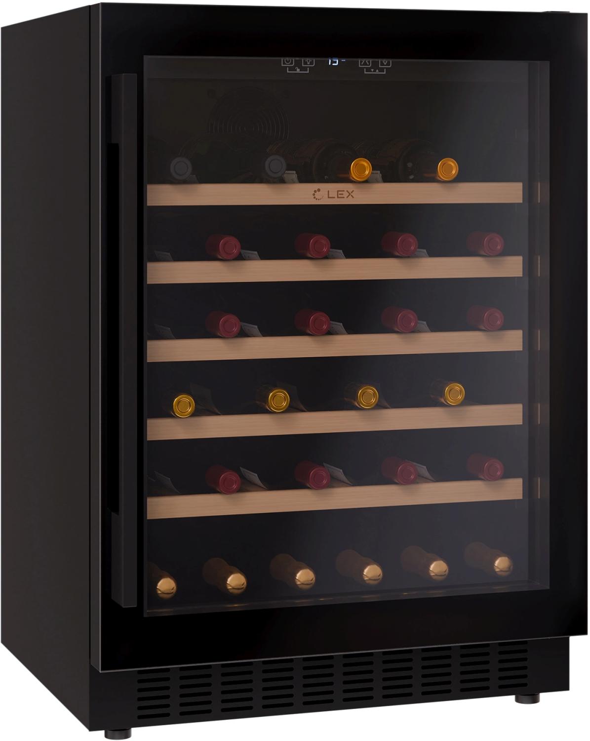 Винный шкаф Lex LWD6054BL 1-нокамерн. черный — изображение 4