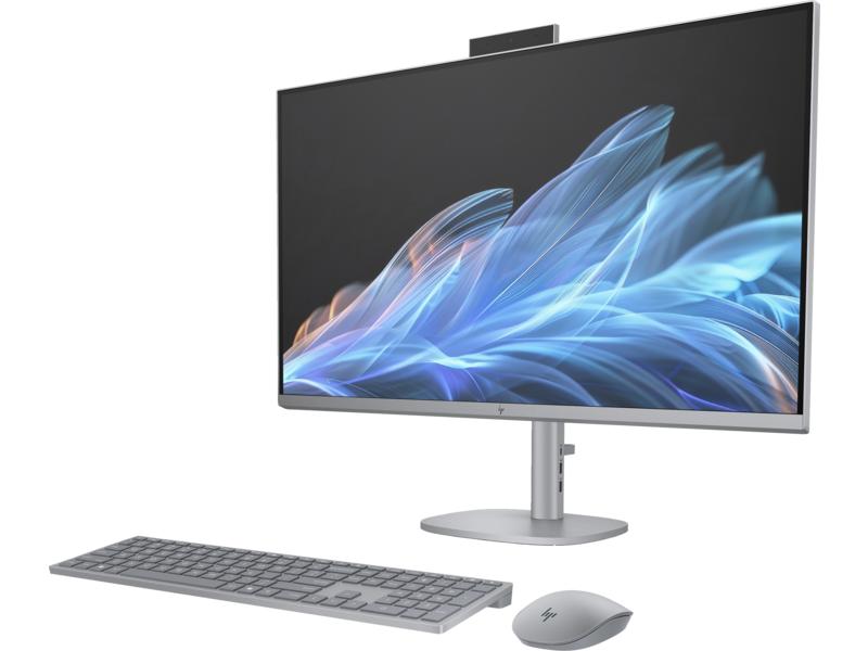 Моноблок HP OmniStudio X 32-c0000ci NT 31,5" UHD(38402160) Intel ULTRA7-155H, 32GB DDR5 5600 (2x16GB), SSD 1Tb, NVIDIA GeForce RTX 4050 6GB, no DVD, kbd&mouse Wrls, 5MP Webcam, Meteor Silver, Win11, 1Y Wty — изображение 4