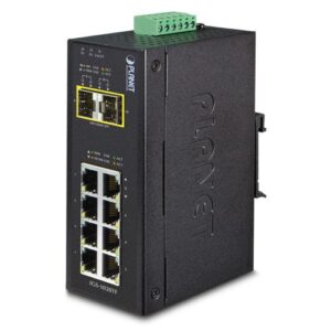 Купить коммутатор/ PLANET IP30 Industrial 8-Port 10/100/1000T + 2-Port 100/1000X SFP Ethernet Switch (-40~75 degrees C) - 4D-12075348 из реестра по лучшей цене
