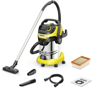 Купить Строительный пылесос Karcher WD 6 P S V-30/8/35/T (YSY) 1300Вт (уборка: сухая/сбор воды) желтый - 4D-15520888 из реестра по лучшей цене