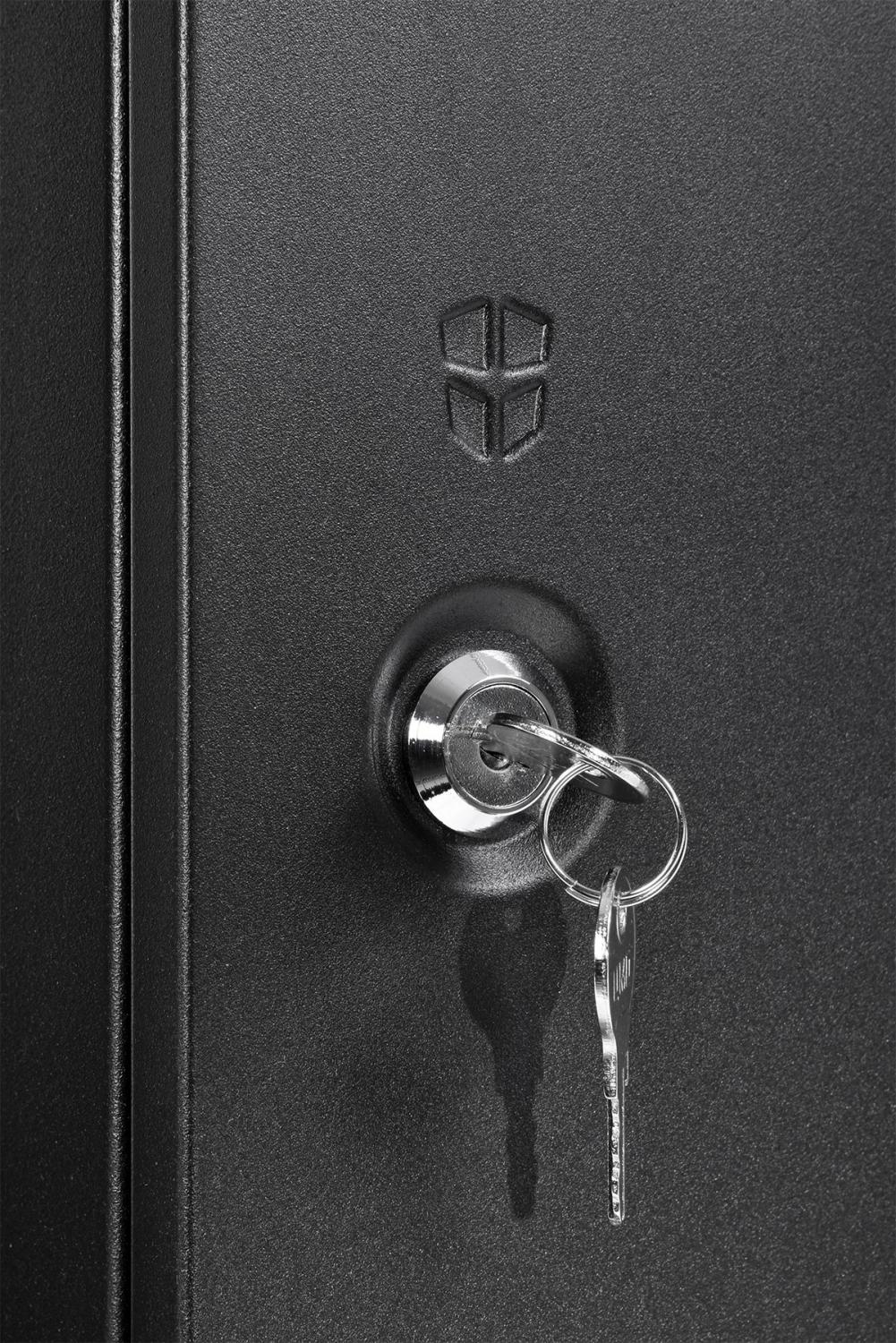 Шкаф коммутационный ЦМО ШРН-Эконом (ШРН-Э-15.650.1-9005) настенный 15U 600x650мм пер.дв.стал.лист 65кг черный 600мм 26.1кг 180град. 749мм