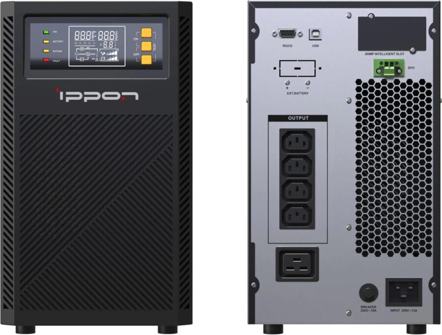 Источник бесперебойного питания Ippon Innova TA 2000 2000Вт 2000ВА черный — изображение 3