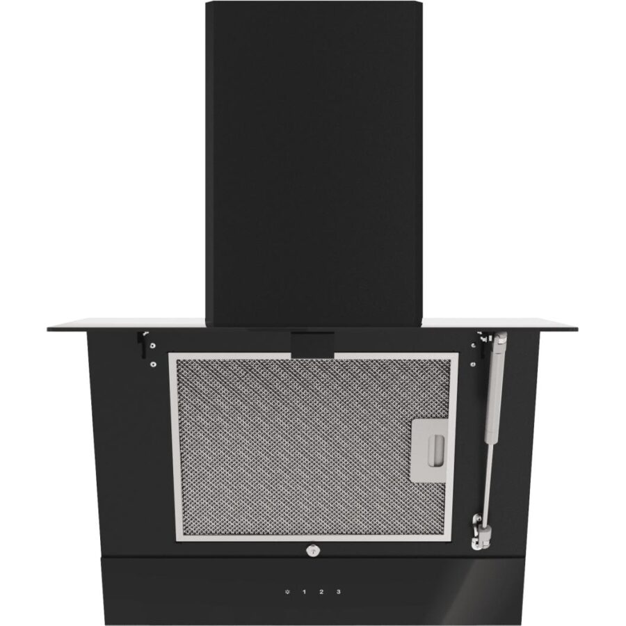 Вытяжка Franke/ Best, Вытяжка наклонная TEMPER 50 BK, 50 см, 1000 м3/ч, сенсорное управление, LED освещение, 62 дБ, Угольный фильтр Ф-09 (опция), цвет черный — изображение 2