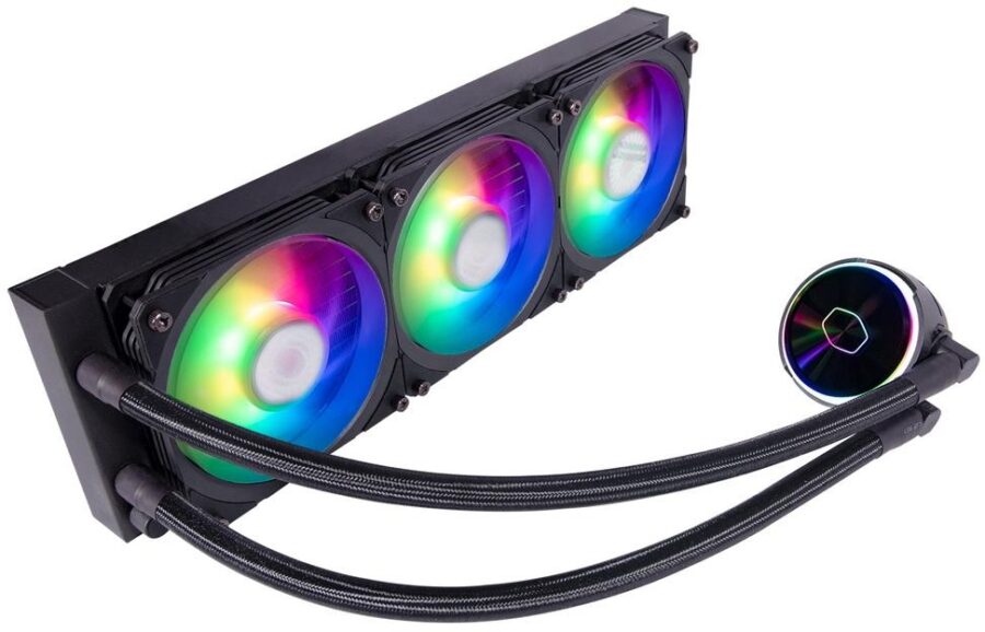 Система водяного охлаждения Cooler Master PL360 Flux ARGB Soc-AM5/AM4/1200/1700/1851 черный 4-pin 32dB Al 250W Ret (MLY-D36M-A23PZ-R1) — изображение 4