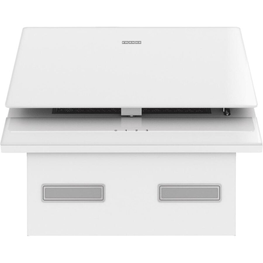 Вытяжка Franke/ Best, Вытяжка наклонная TEMPER 50 WH, 50 см, 1000 м3/ч, сенсорное управление, LED освещение, 62 дБ, Угольный фильтр Ф-09 (опция), Основной цвет белый, Фальштруба белый цвет — изображение 2