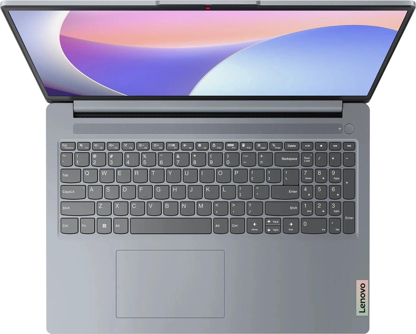 Ноутбук Lenovo IdeaPad Slim 3 15IRU8 Core i3 1305U 8Gb SSD256Gb Intel UHD Graphics 15.6" TN FHD (1920x1080) без ОС grey WiFi BT Cam (82X7004BPS) — изображение 3