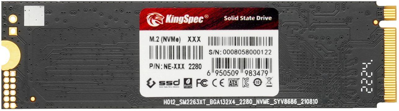 Накопитель SSD Kingspec PCIe 3.0 x4 2TB NE-2TB M.2 2280 — изображение 2