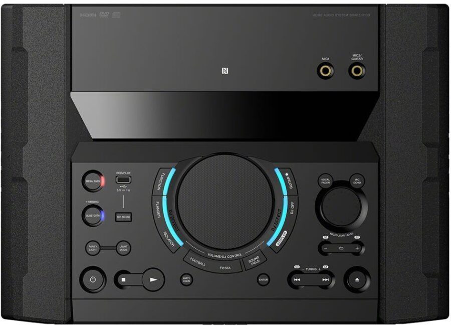 Минисистема Sony Shake-X10 черный 1200Вт CD CDRW DVD DVDRW FM USB BT — изображение 3