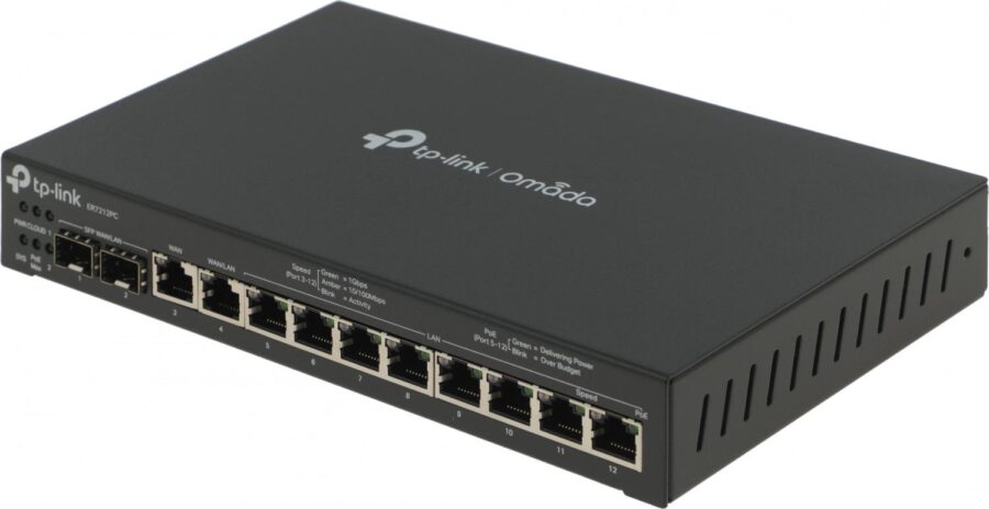 Межсетевой экран TP-Link ER7212PC 10/100/1000BASE-TX/SFP черный