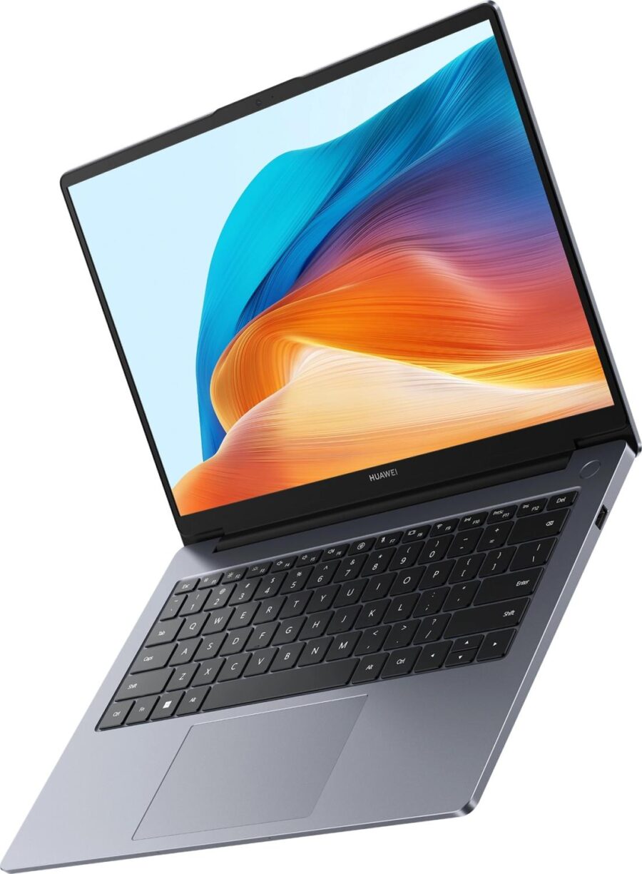 Ноутбук Huawei MateBook D 14 MDF-X Core i5 12450H 8Gb SSD512Gb Intel UHD Graphics 14" IPS FHD (1920x1080) без ОС grey space WiFi BT Cam (53013XFQ) — изображение 2