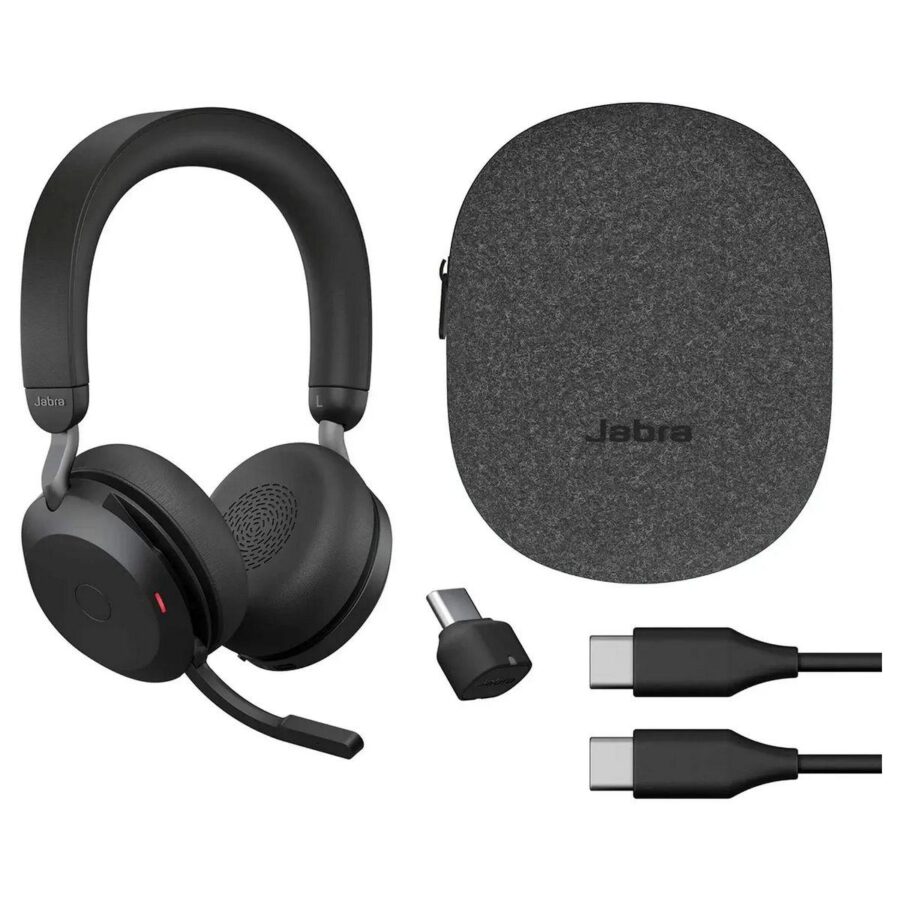 Беспроводная гарнитура Jabra Evolve2 75,
Link380c MS Stereo Black (PN:
27599-999-899) — изображение 3